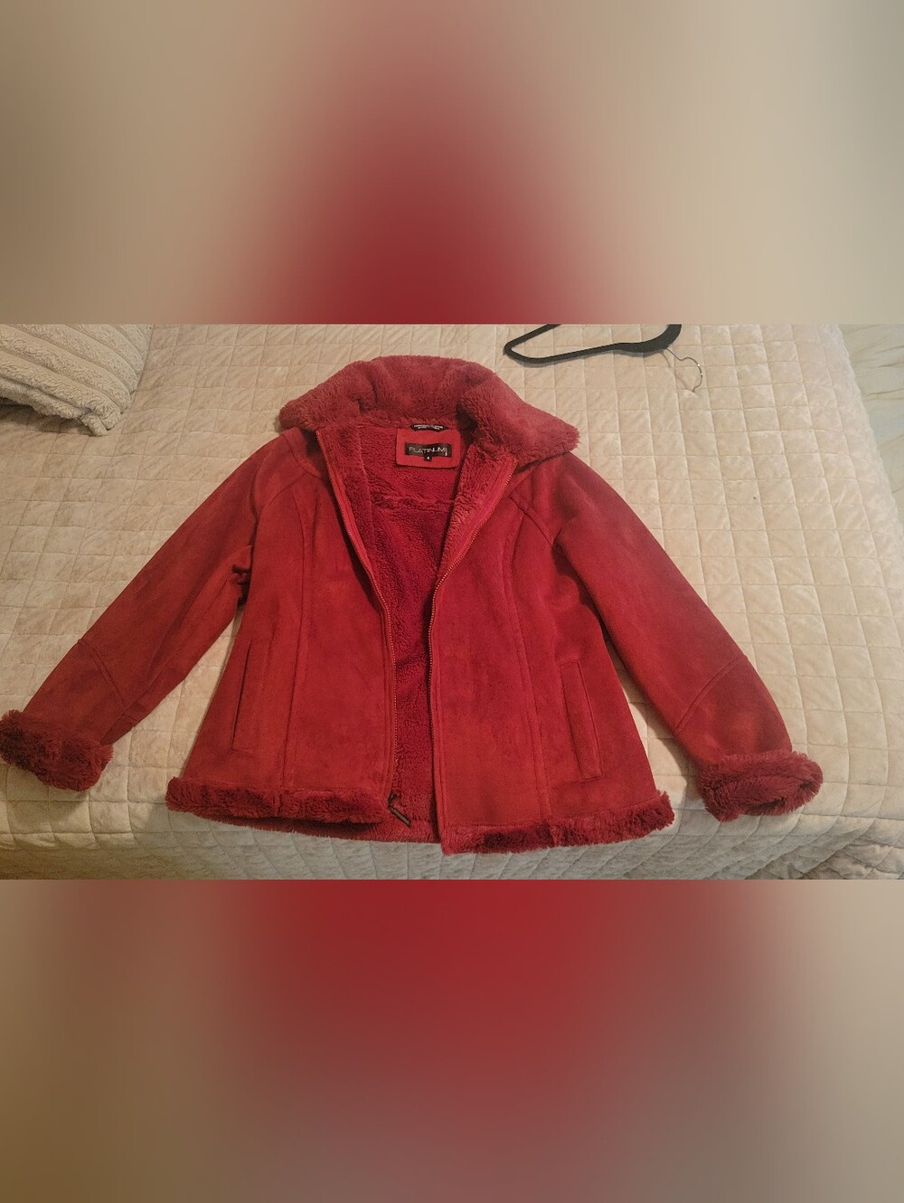 Gorgeous Red Bomber Jacket!